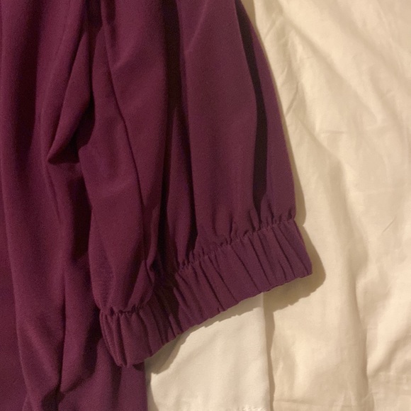 Purple three-quarter shirt by halogen - Picture 3 of 4